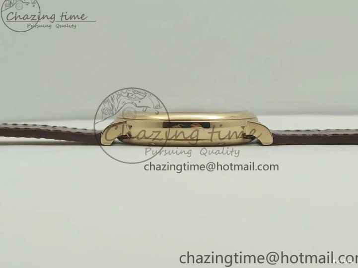 MIROTIME 0428 SportInspired Portofino IW458101 RG MK 1:1 Best Edition Gray Dial On Brown Leather Strap MIYOTA 7165